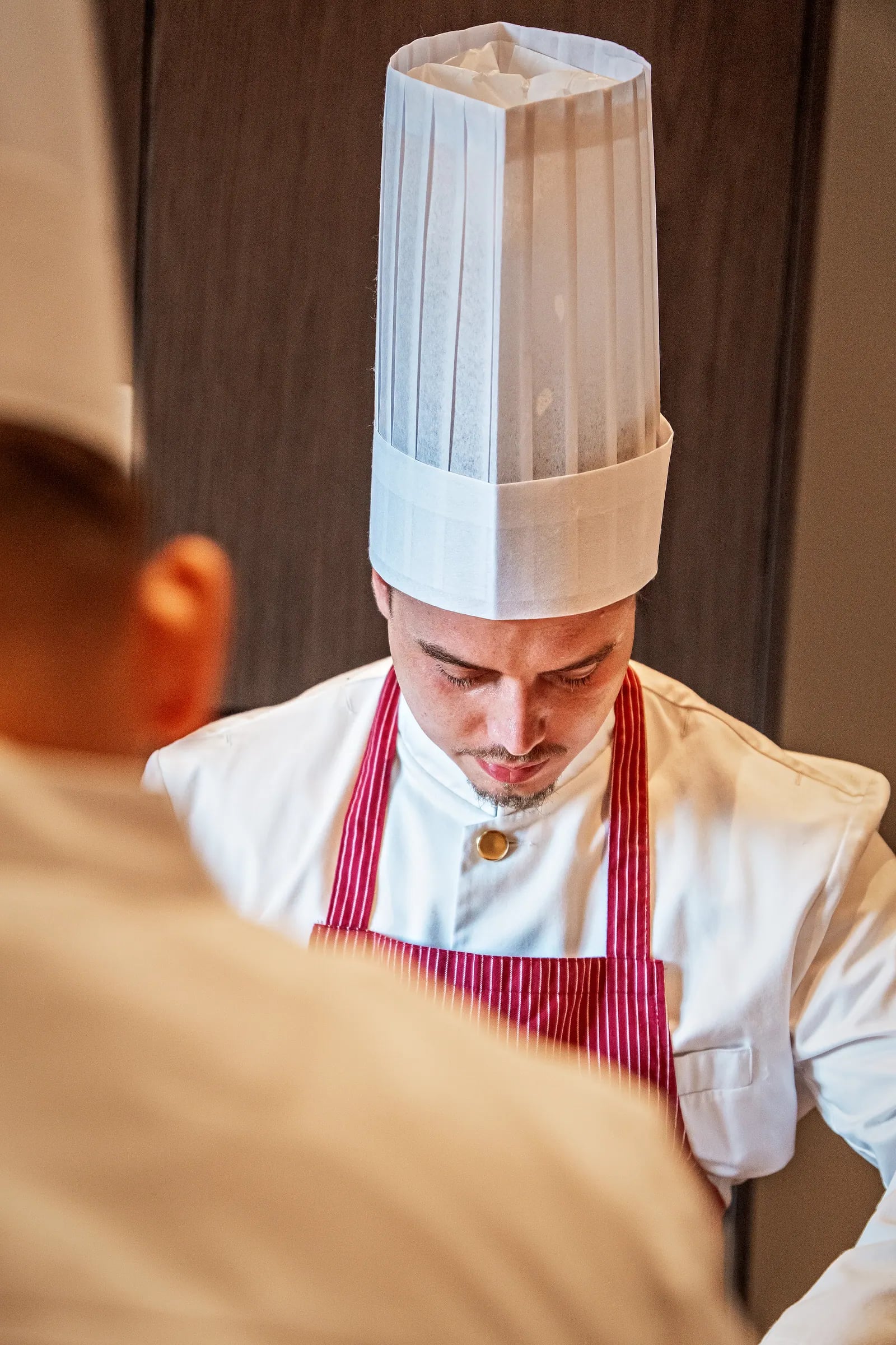Sean Ouler, private chef in Lyon — who trained in the kitchens of the Paul Bocuse restaurant and several Michelin-starred houses