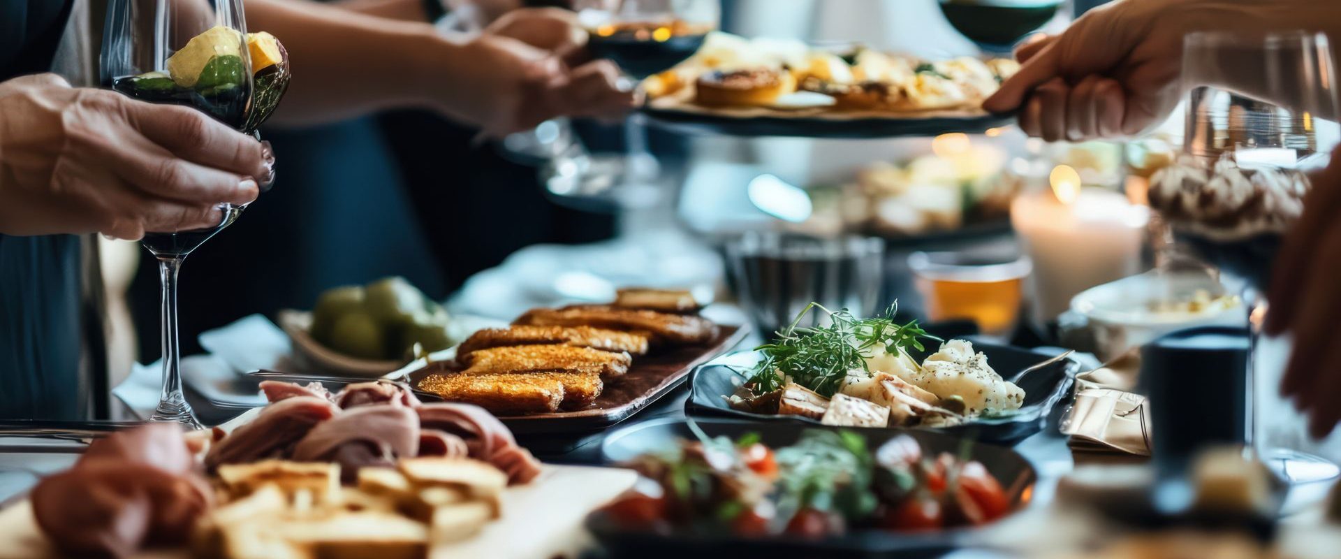 repas entre famille chef privé